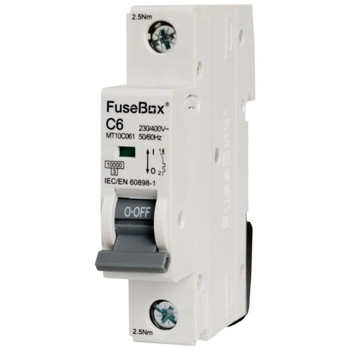 Fusebox Single Pole MCB Type C, Curve C | (06A-63A)