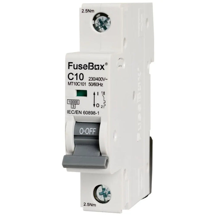 Fusebox Single Pole MCB Type C, Curve C | (06A-63A)