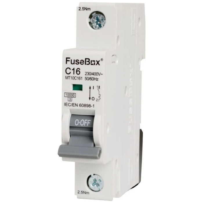 Fusebox Single Pole MCB Type C, Curve C | (06A-63A)