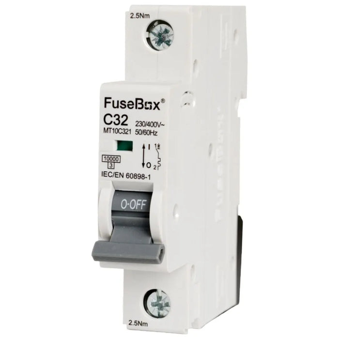Fusebox Single Pole MCB Type C, Curve C | (06A-63A)