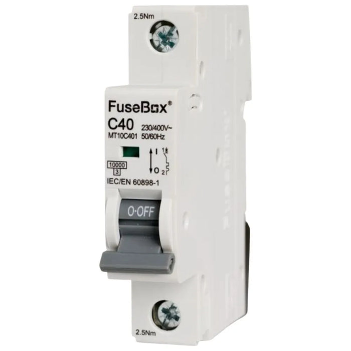 Fusebox Single Pole MCB Type C, Curve C | (06A-63A)