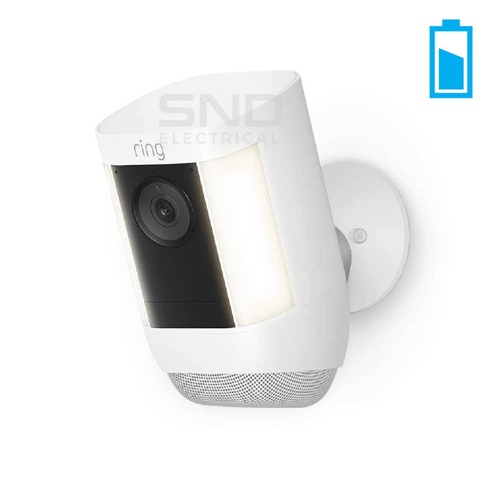 Ring Spotlight Cam Pro Battery White — SND Electrical