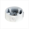 Eagle RING-J2 Deep Base Cable Management Ring with IP66 Junction Box – White Aluminium, 96.7 x 37.2mm