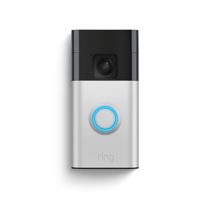 Ring New Battery Video Doorbell (Gen 3) with Chime Pro Satin Nickel *BUNDLE*