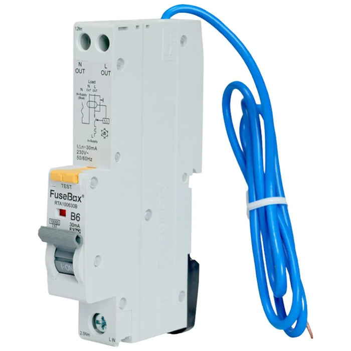 Fusebox RCBO's Type A, Curve B | RTA Series (06A-50A)