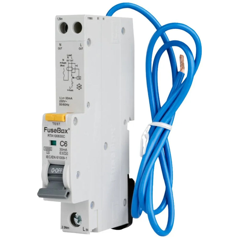 Fusebox RCBO's Type A, Curve C | RTA Series (06A-50A)