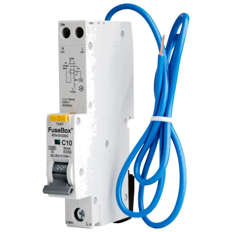 Fusebox RCBO's Type A, Curve C | RTA Series (06A-50A)