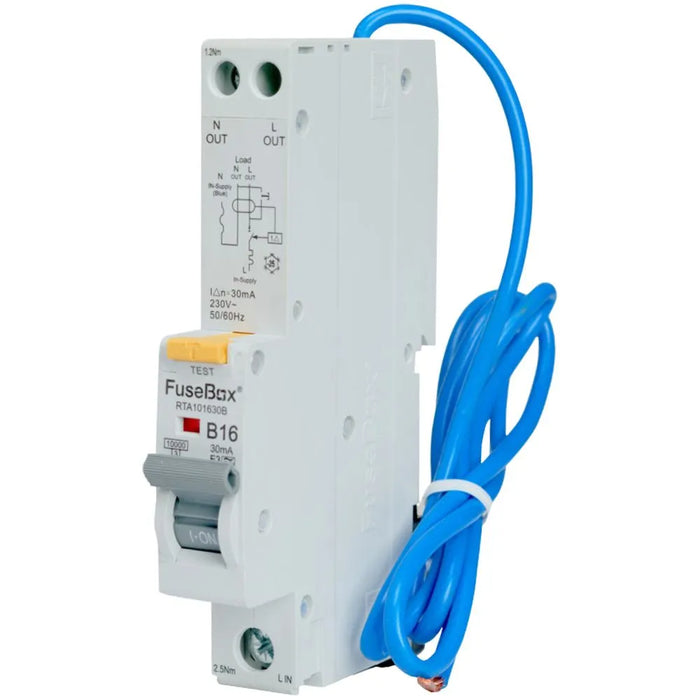 Fusebox RCBO's Type A, Curve B | RTA Series (06A-50A)