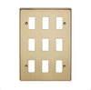 Crabtree 18 Gang Flush Grid Cover Plate