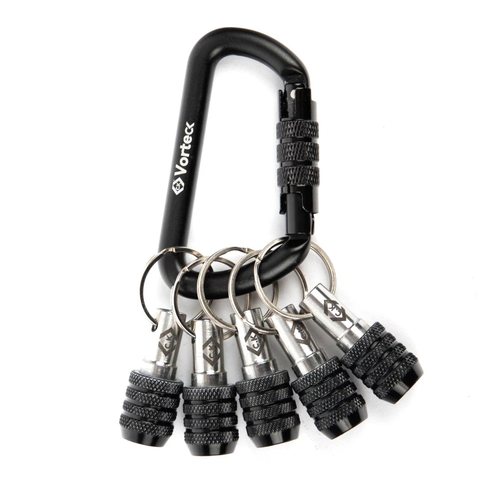 CK T4575 1/4" X5 Quick lock bit holder Carabiner