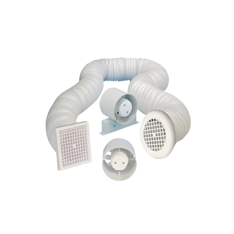 Manrose 100mm Timer Shower Fan Kit - SF100T
