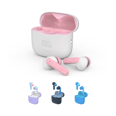 myFirst CareBuds for Kids, Max Volume 85dB - Cotton Candy