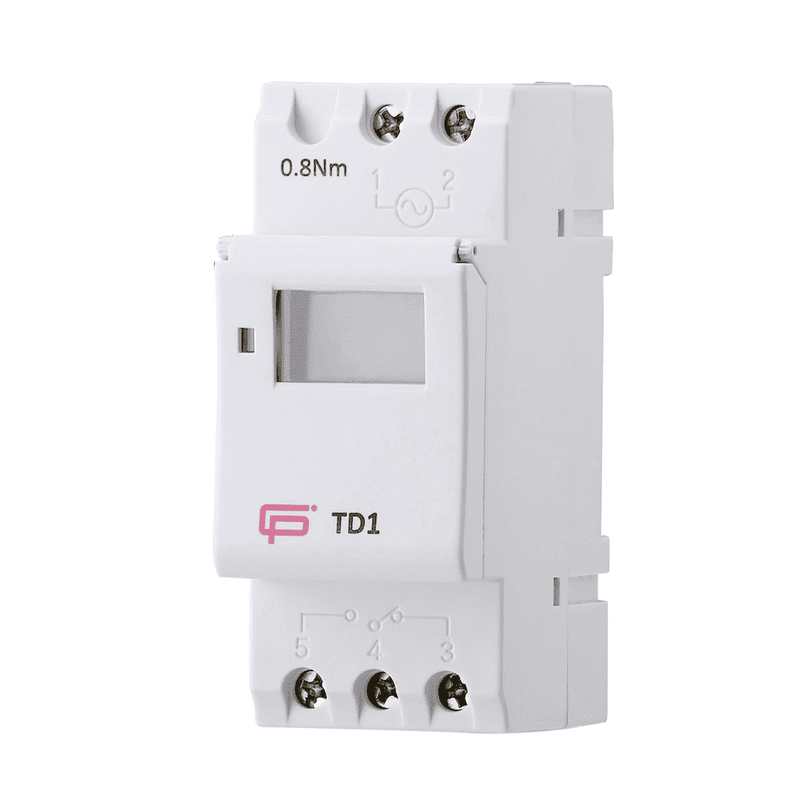 *FuseBox Digital 7 Day Time Clock 1 Channel, 150 Hour Reserve TD1