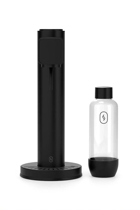 Skare Soda Maker 2 Water Carbonator with 2 Included Water Bottles & 12cl Gas Cylinder - Black