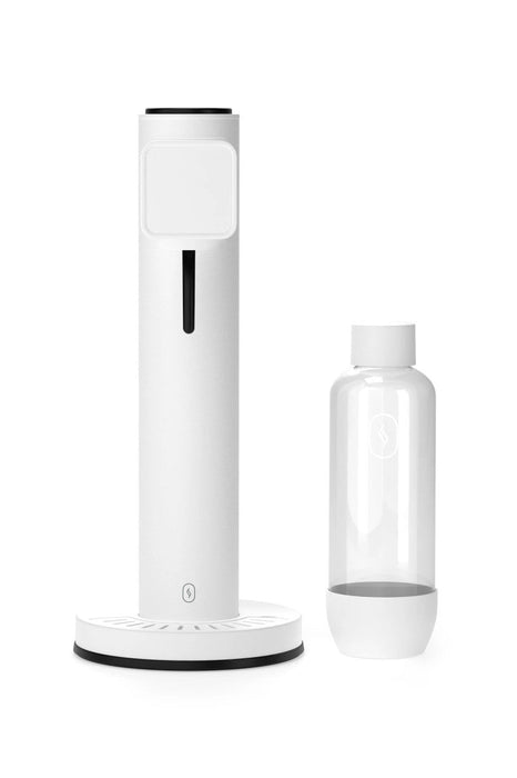 Skare Soda Maker 2 Water Carbonator with 2 Included Water Bottles & 12cl Gas Cylinder - White