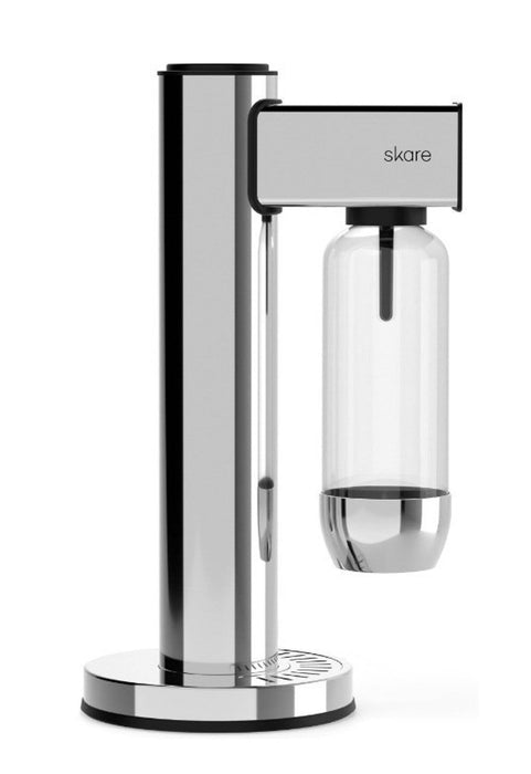 Skare Soda Maker 2 Water Carbonator with 2 Included Water Bottles - Steel