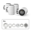 Tado Smart Radiator Thermostat X — Pack of 4 (White)