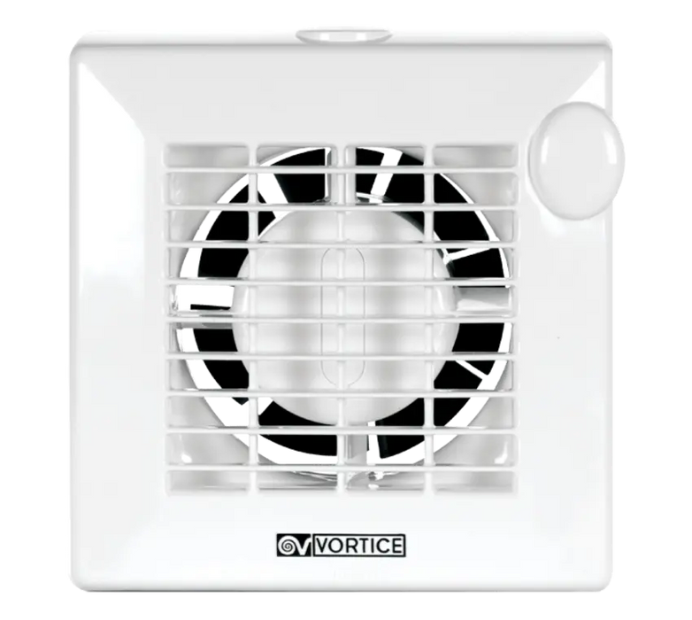 Vortice M100/4" A 11223 Extractor Fan for Bathrooms 12v Automatic Low Voltage