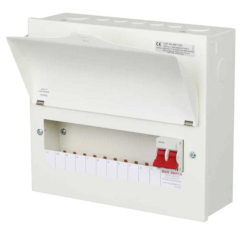 Wylex Metal Consumer Unit 100A C/W/ SPD