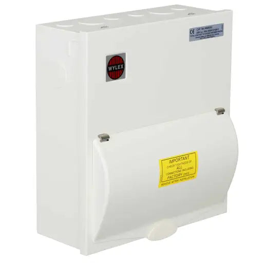 Wylex Metal 8 Way Consumer Unit 100A C/W/ SPD
