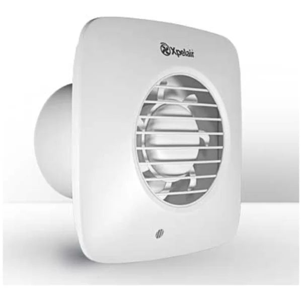 Xpelair Simply Silent DX100S White Square Dual Speed Axial Extractor Fan For Remote Switching 93025AW
