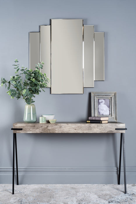002ODE8888 Rectangle Stepped Mirror 88 x 88cm