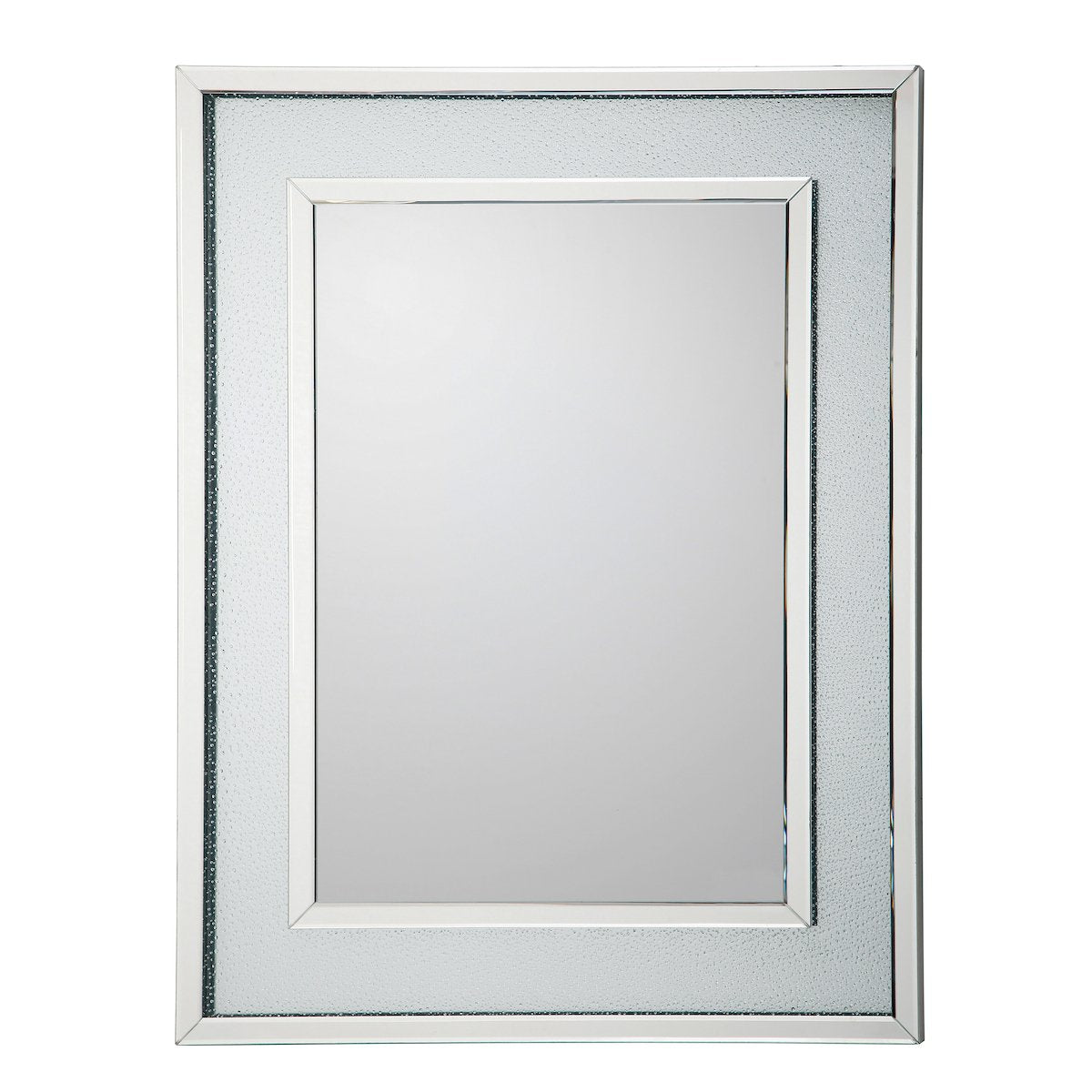 002SWA9070 Rectangle Rain Drop Effect Mirror 90 x 70cm