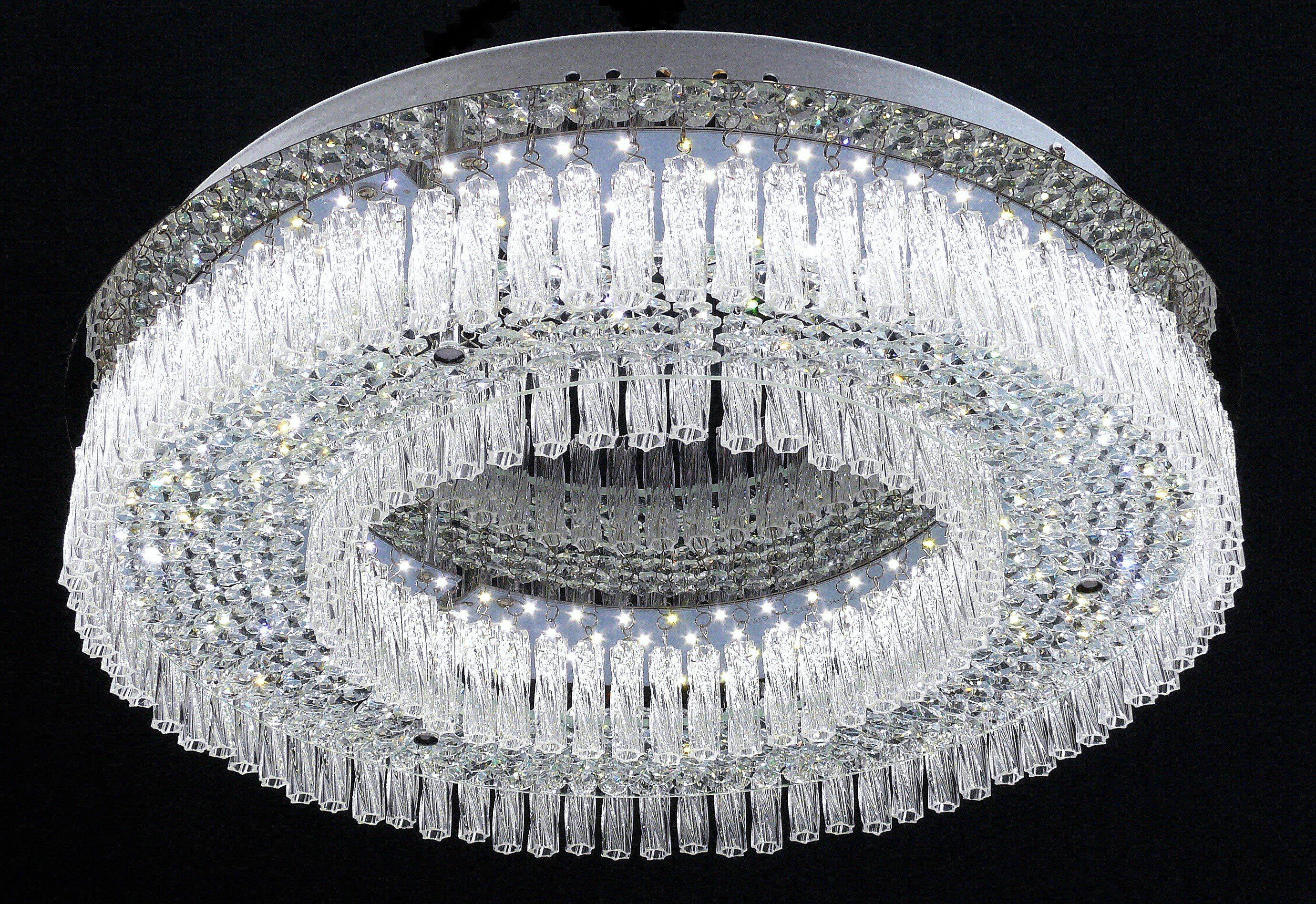 006/50/200 Circular 50 Dia Flush Light Polished Chrome