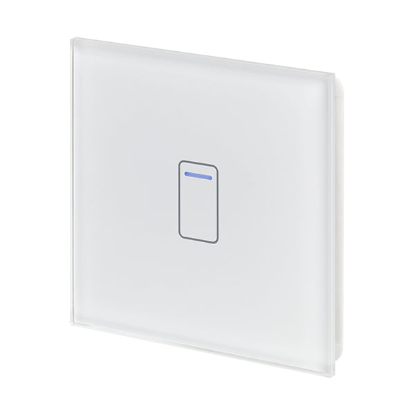 Retrotouch Crystal Touch Dimmer Switch 240v 1G 2W White
