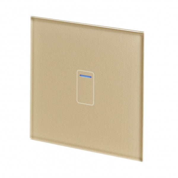 Retrotouch Crystal Touch Dimmer Switch 240v 1G 2W Brass