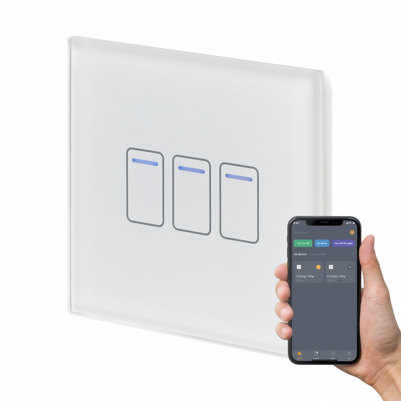 Retrotouch Crystal+ Touch WIFI Switch 240v 3G White