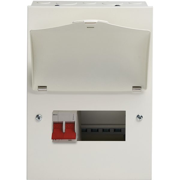 Crabtree Starbreaker 504/2B 4 Way Consumer Unit Main Switch 100A***