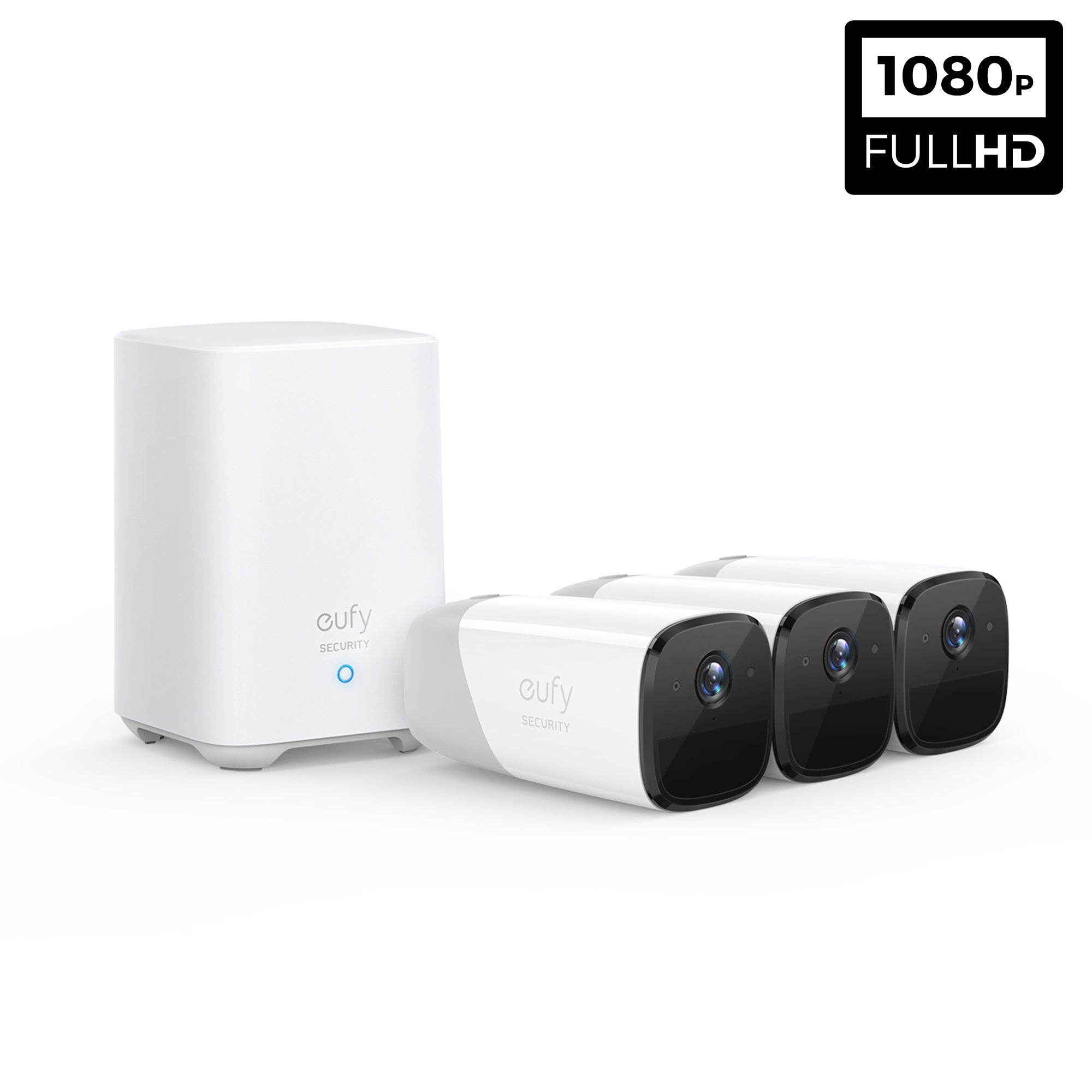 EufyCam 2  - 3 Cam Kit with HomeBase 2 (1080p)