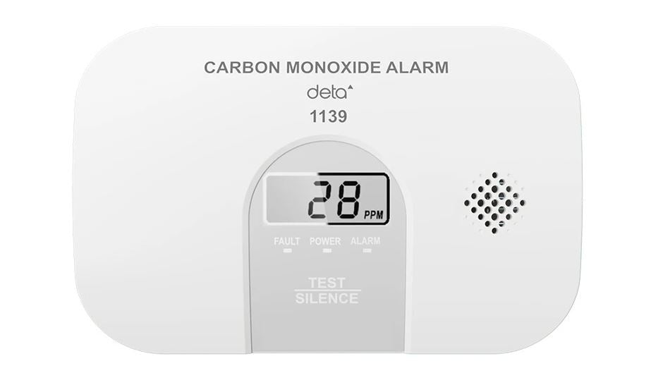 Deta Carbon Monoxide Alarm - 10 Year Battery Life