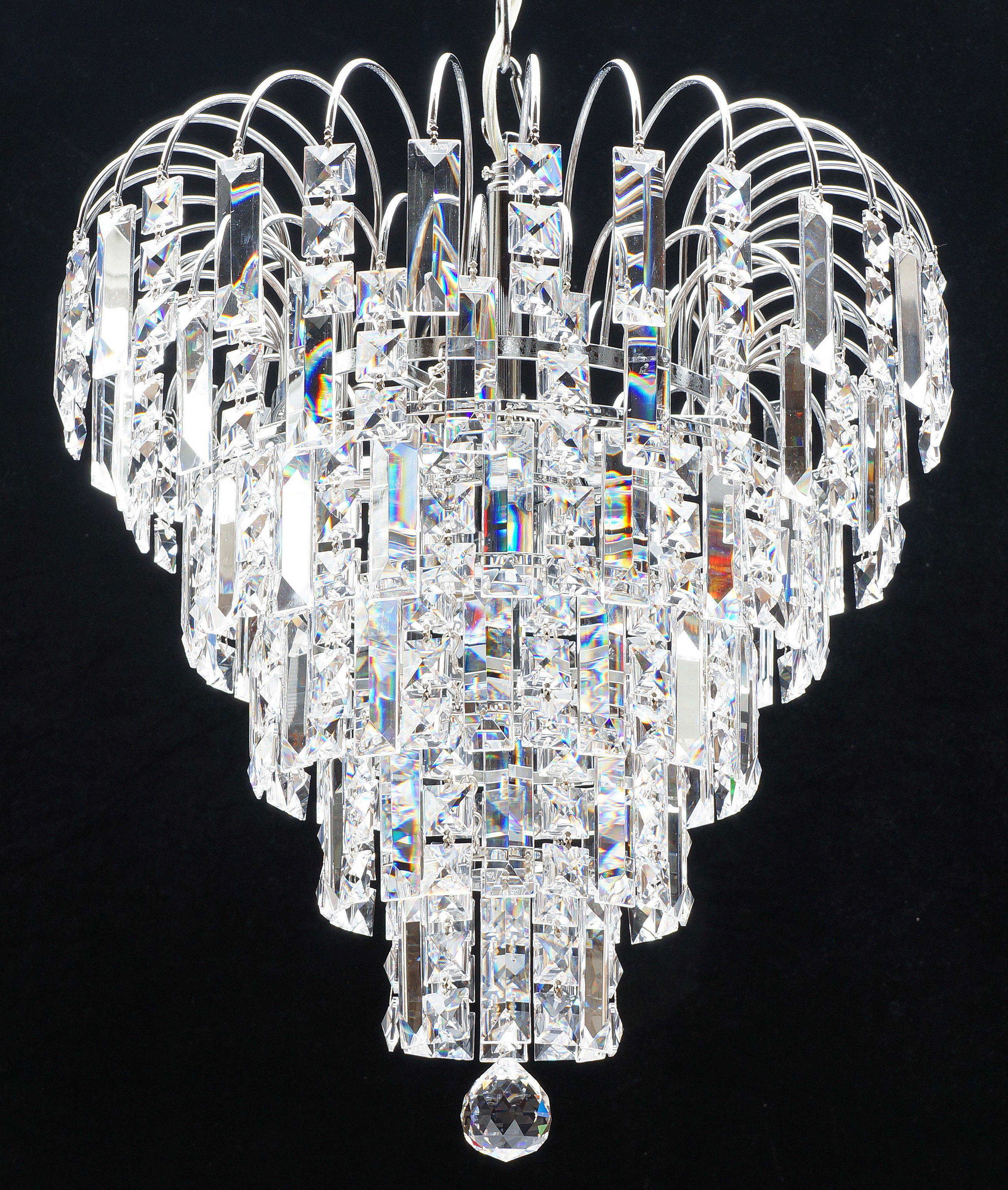 120/42/6 Bocelli 6 Light Suspended Light Polished Chrome