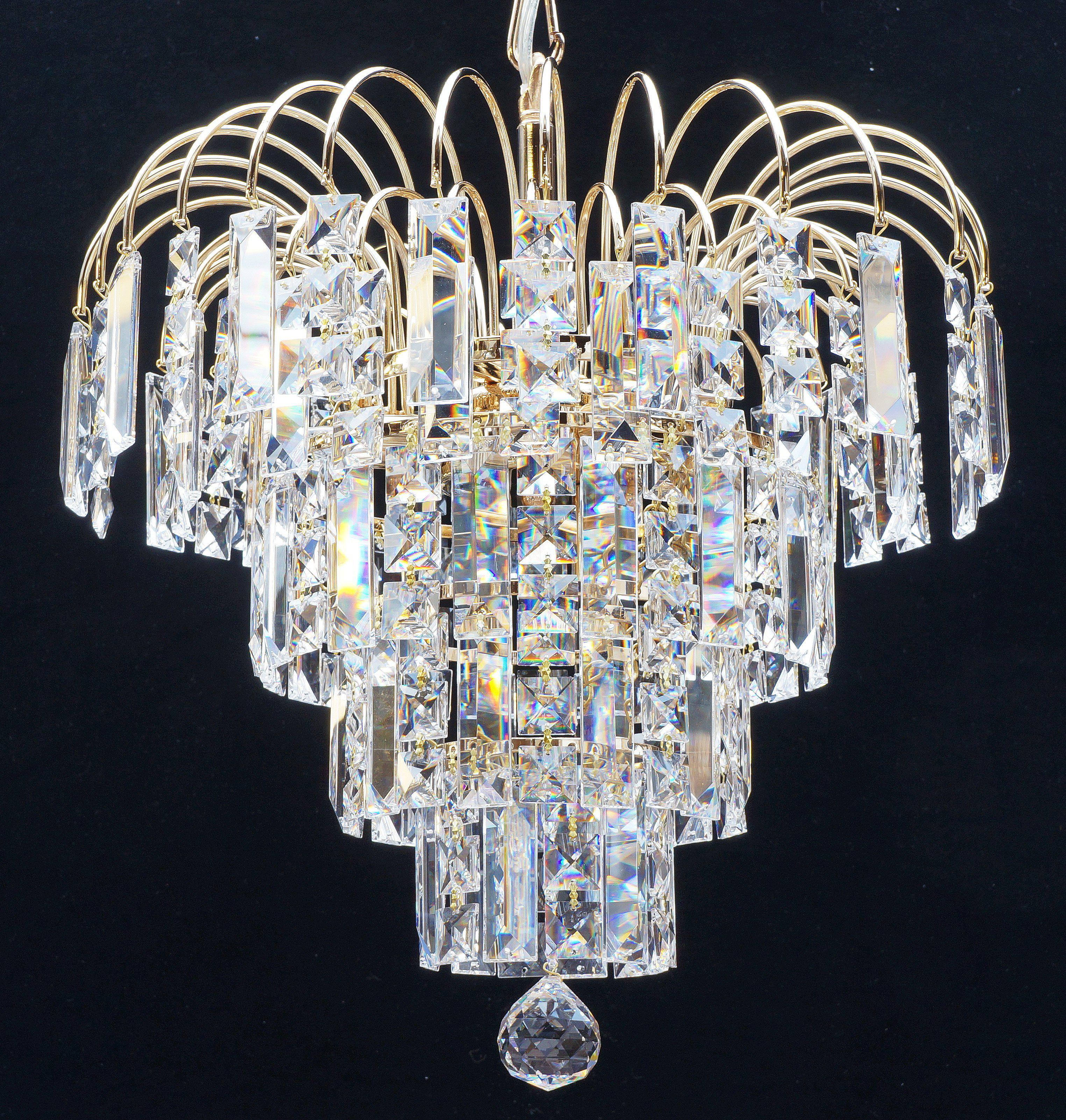 125/36/5 Bocelli 5 Light Suspended Light French Gold
