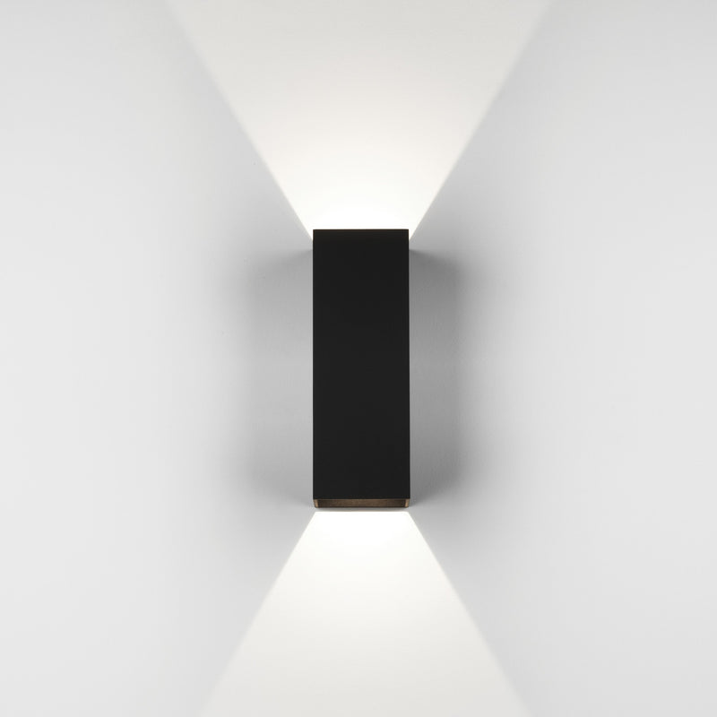 1298007 Oslo 255 LED Outdoor Wall Light Black