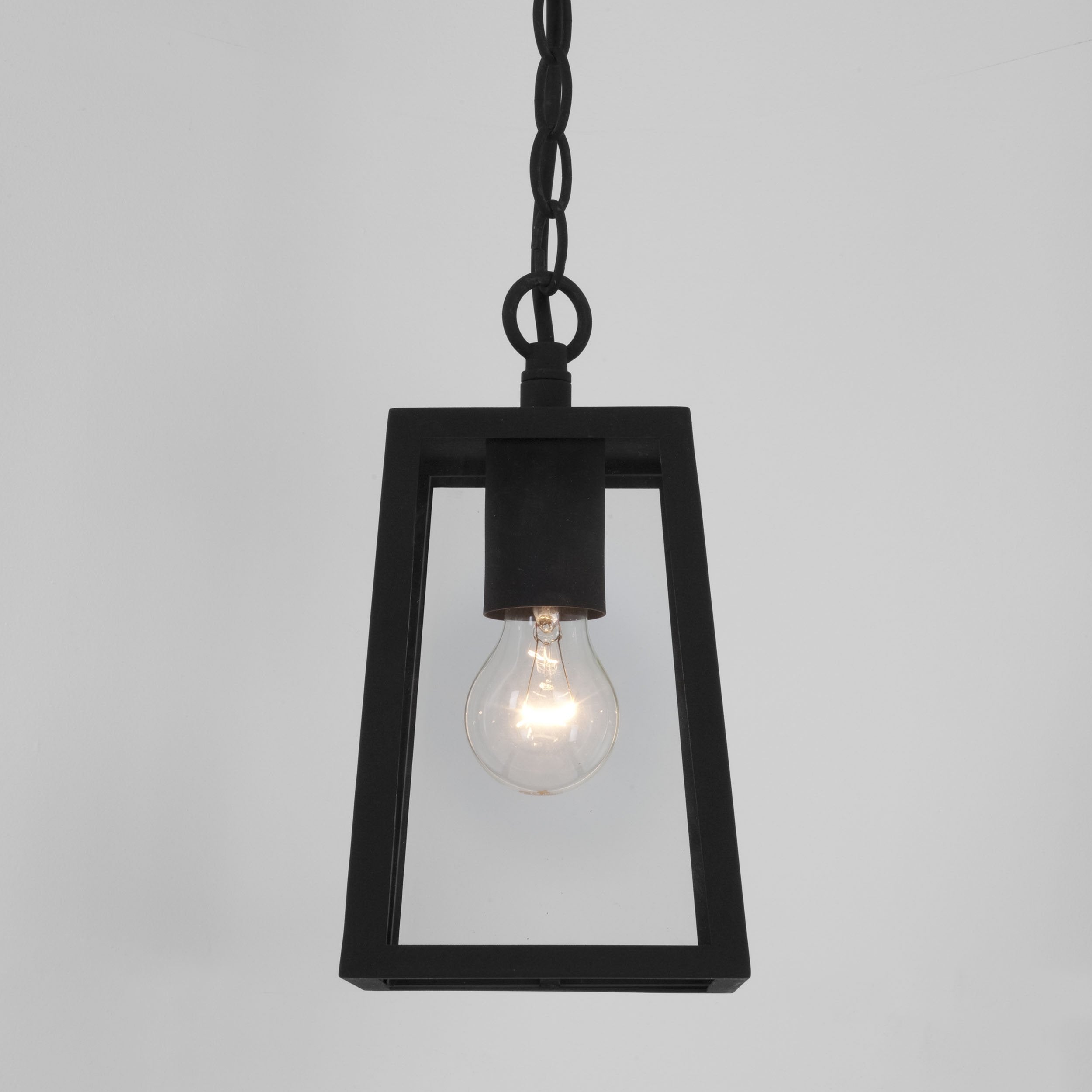 1306003 Calvi 215 Outdoor Hanging Lantern Black