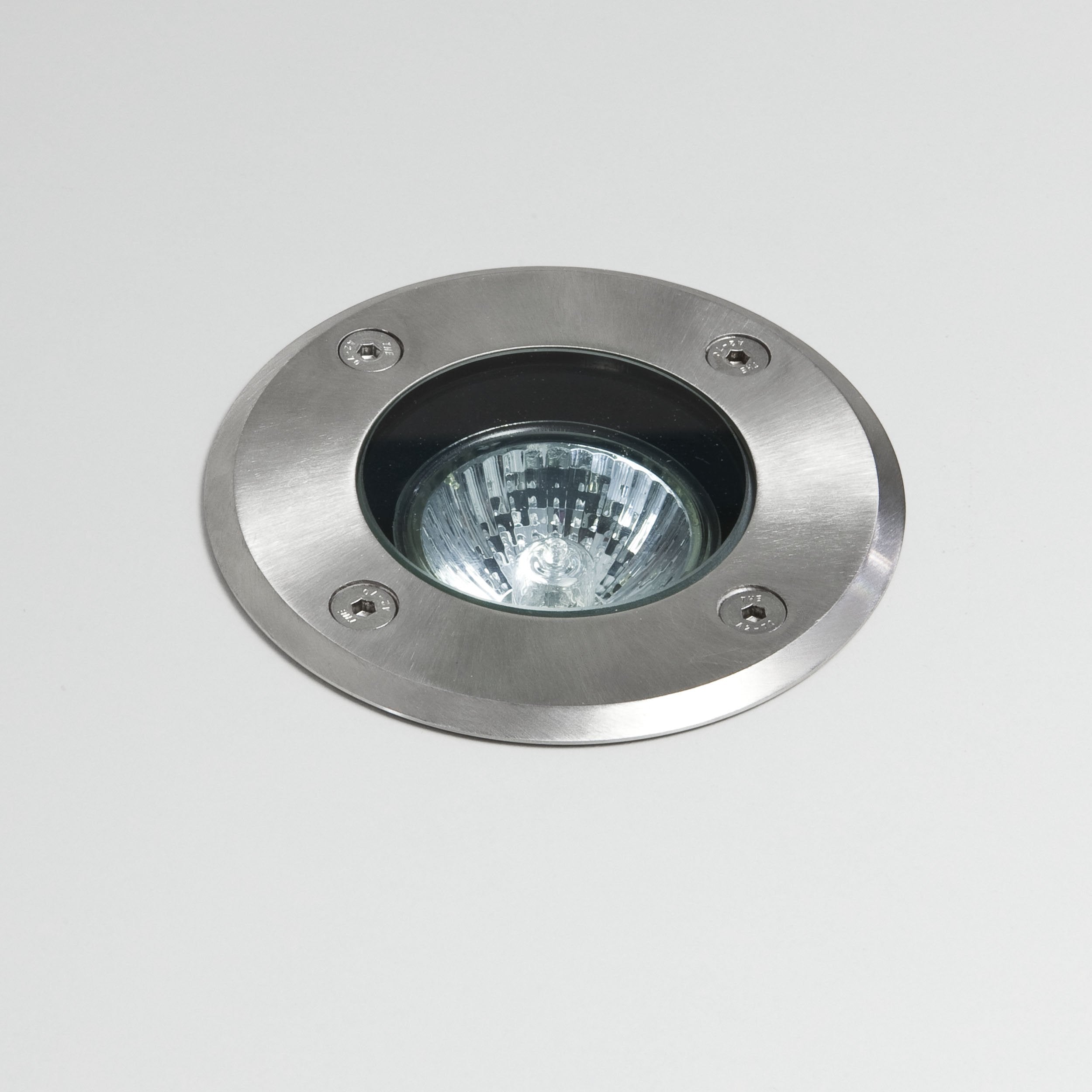 1312001 Gramos Round Outdoor Recessed Light Stainless Steel
