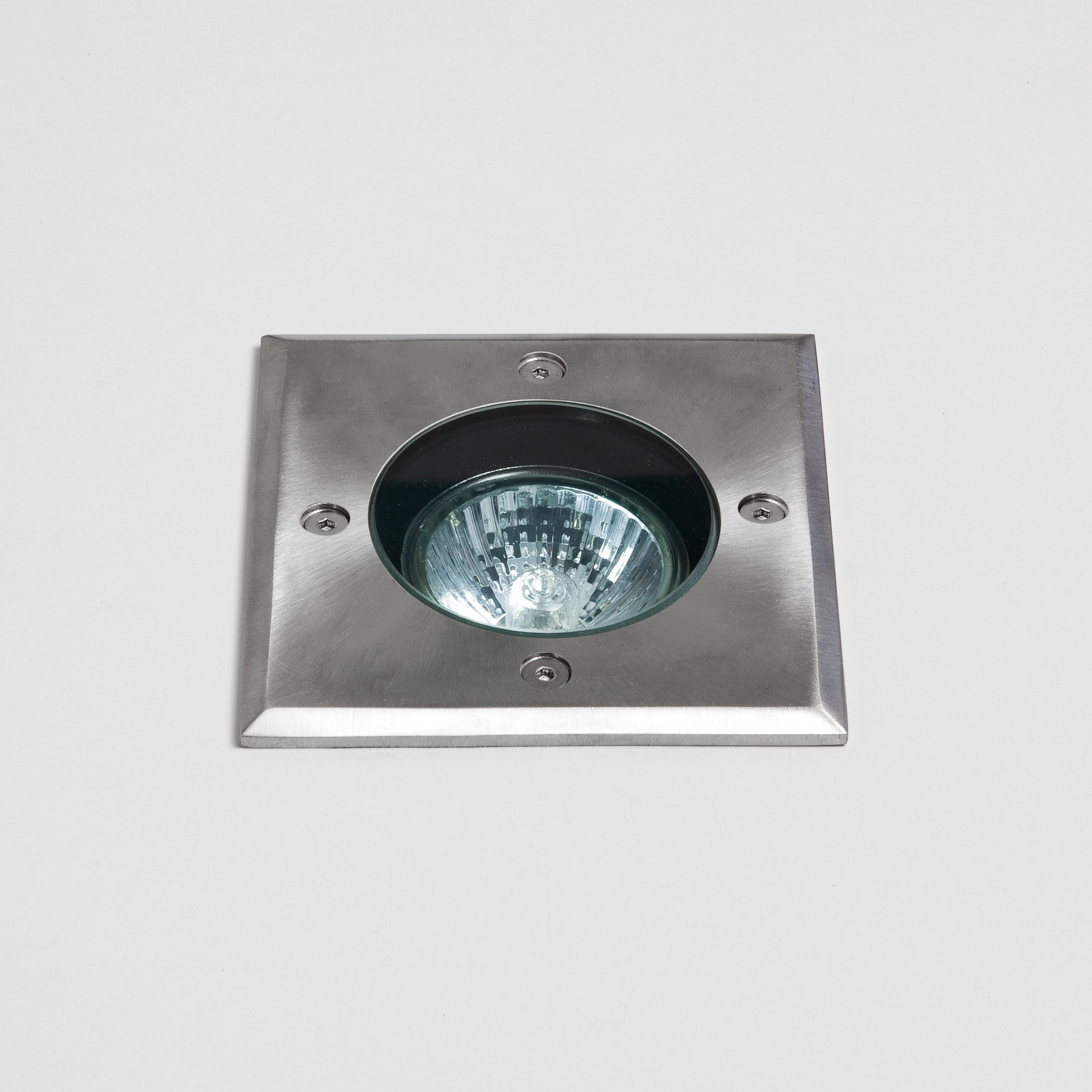 1312003 Gramos Square Outdoor Recessed Light Stainless Steel