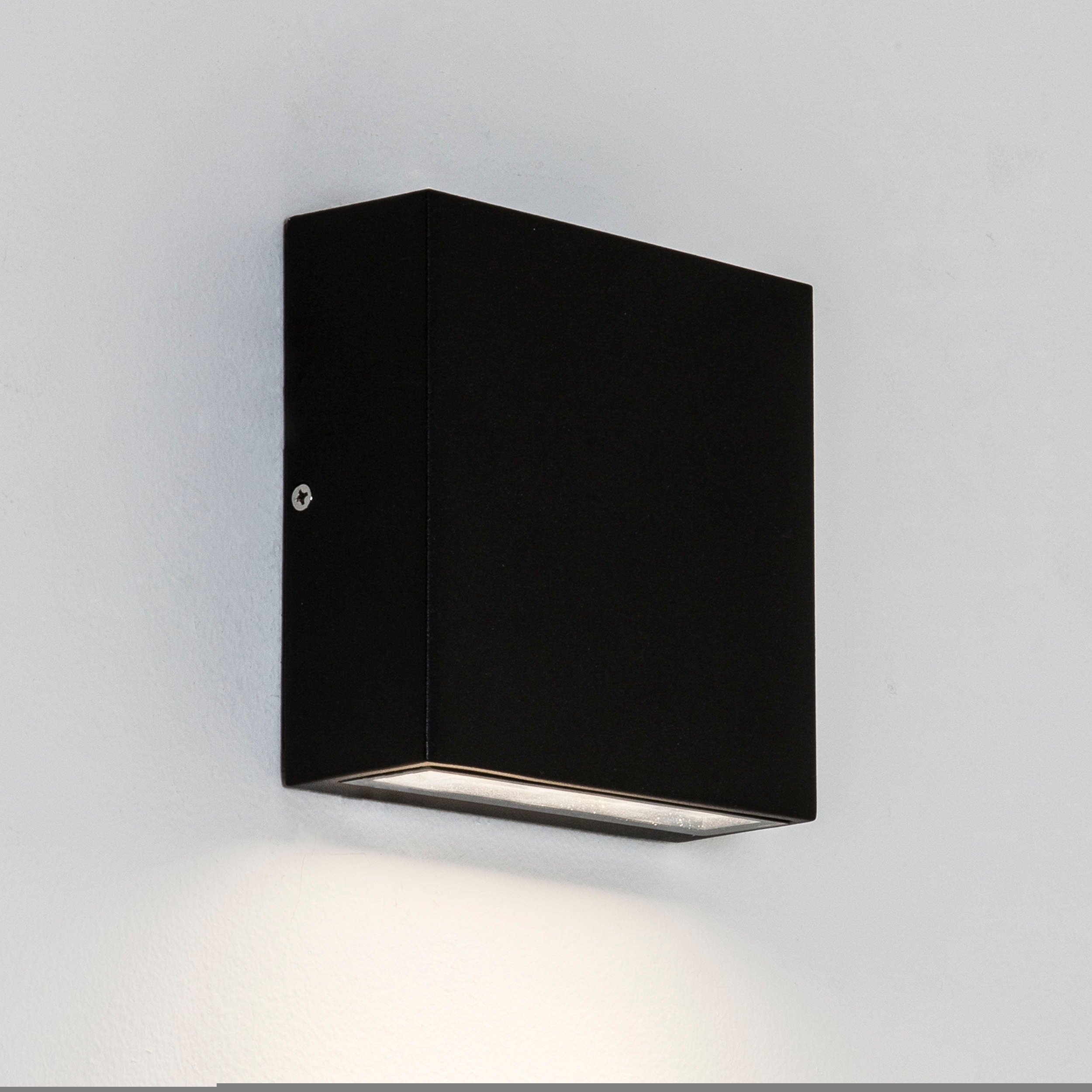 1331001 Elis Single LED Outdoor Wall Light Black
