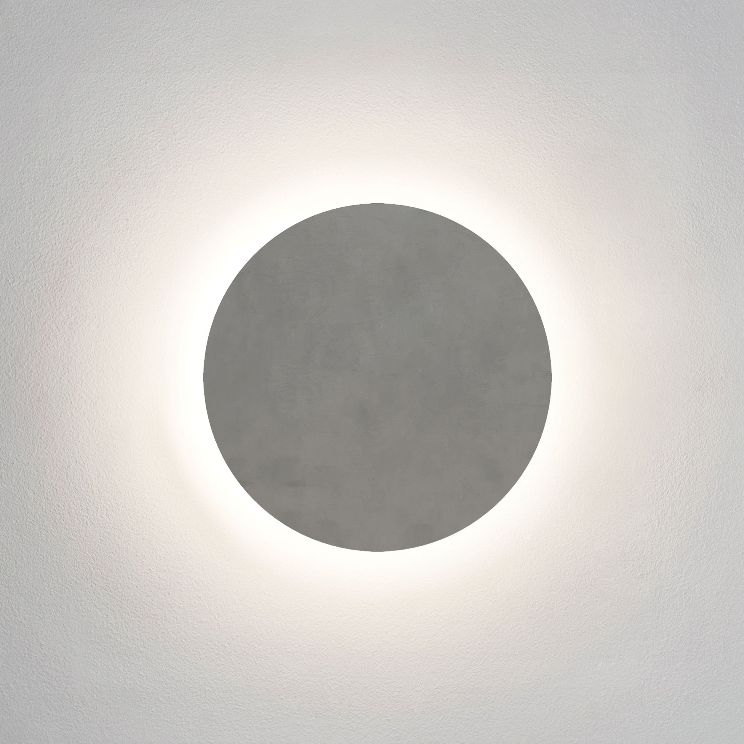 1333011 Eclipse Round 300 Outdoor Wall Light Concrete