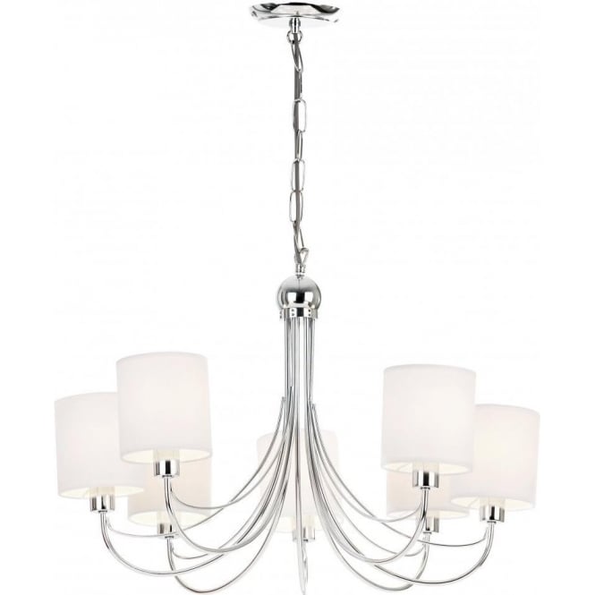 Endon PHANTOM-7CH Phantom 7 Light Chrome Multi Arm Light