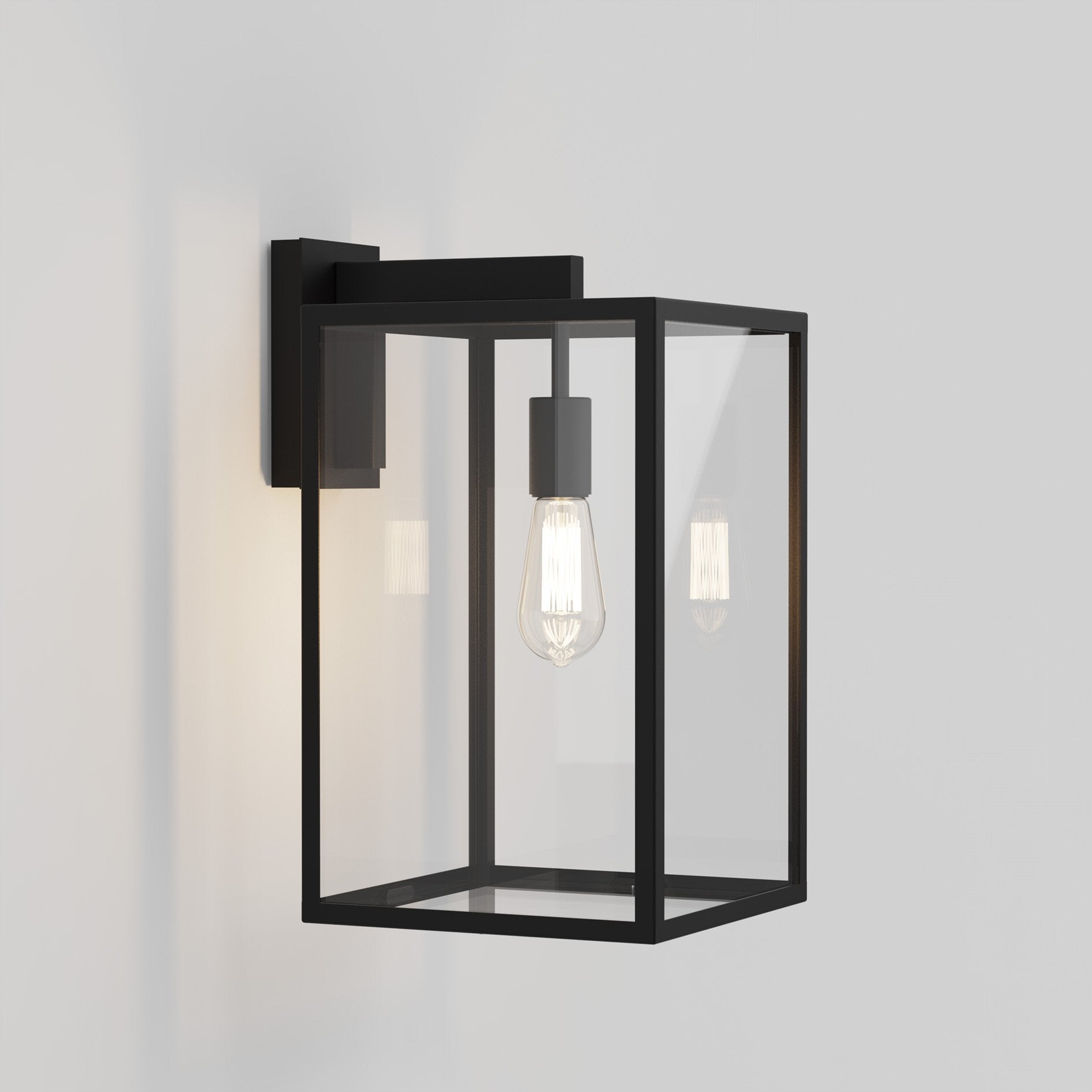 1354007 Box 450 Outdoor Wall Light Black