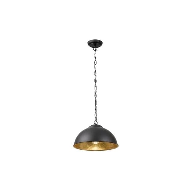 COLMAN-BL Colman Matt Black Single Pendant