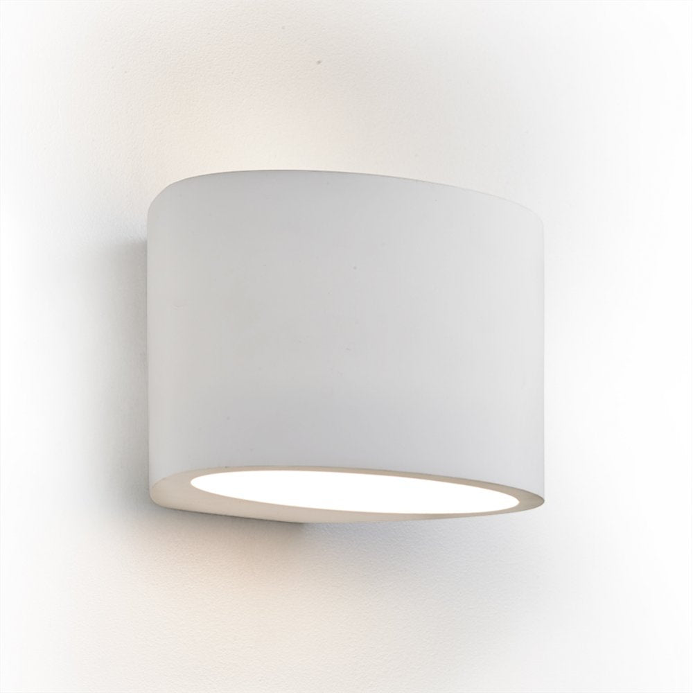 8721 GYPSUM OVAL PLASTER WALL LIGHT