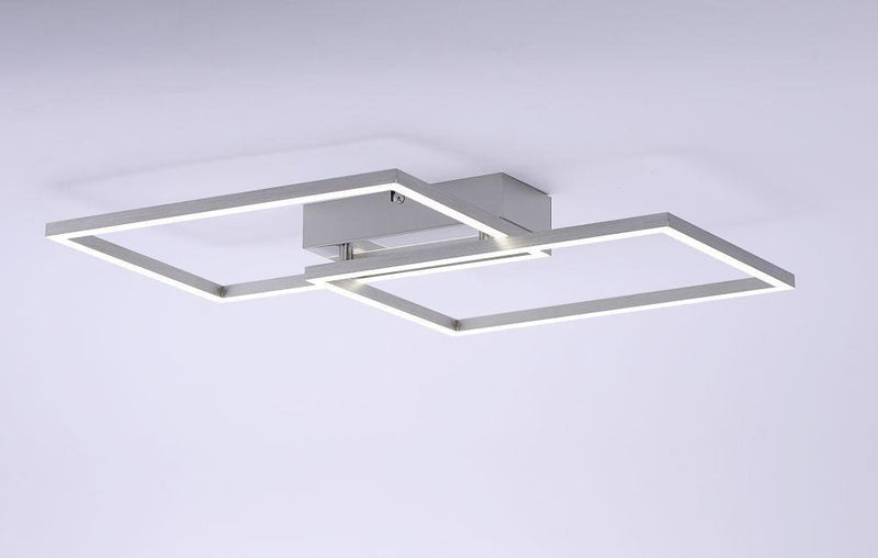 5581041 Small 2 Light LED Flush Ceiling Fitting - Colour Changing with Remote