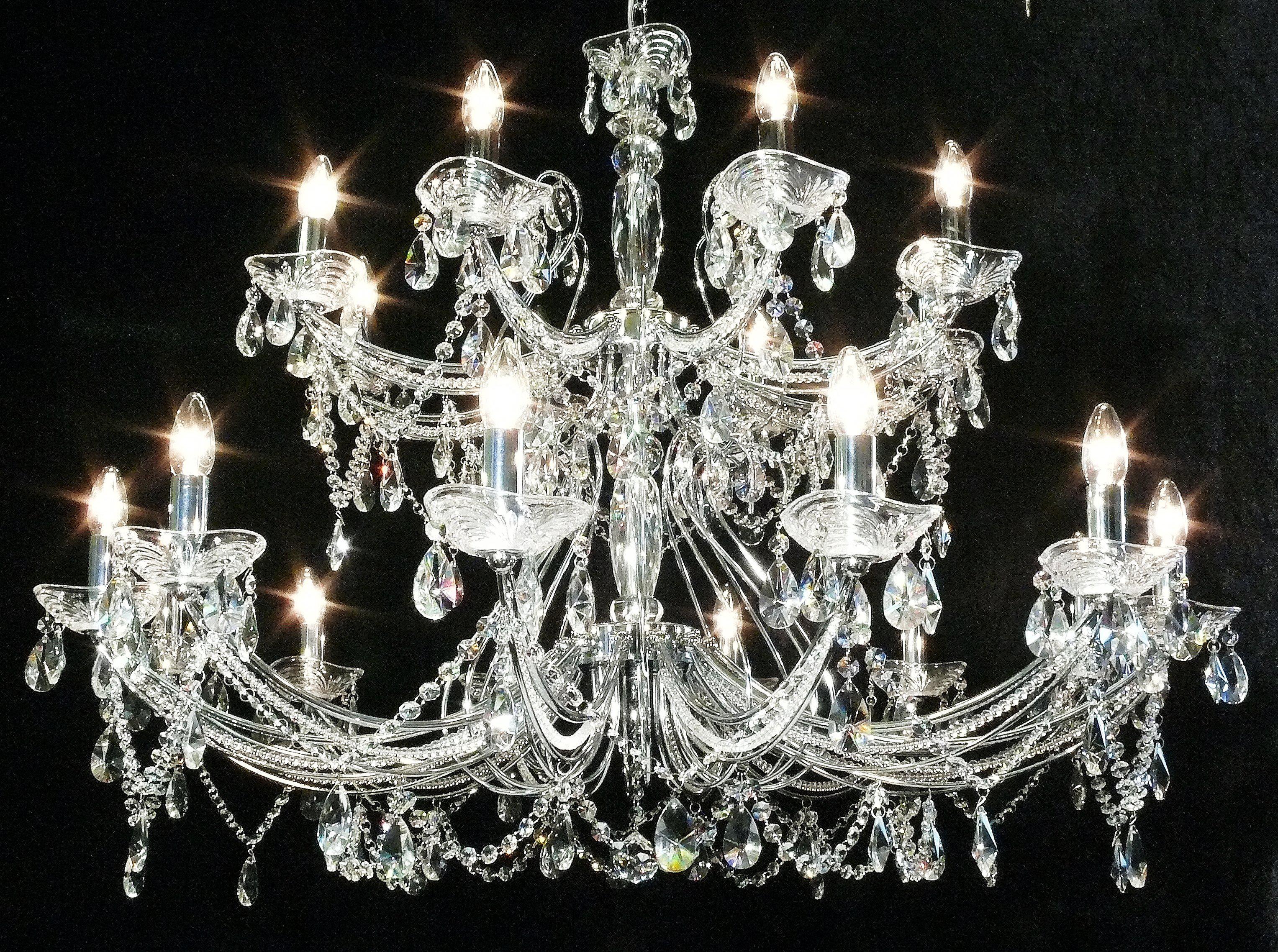 1524/12+8 Concerto 20 Light Multi Arm Light Polished Chrome