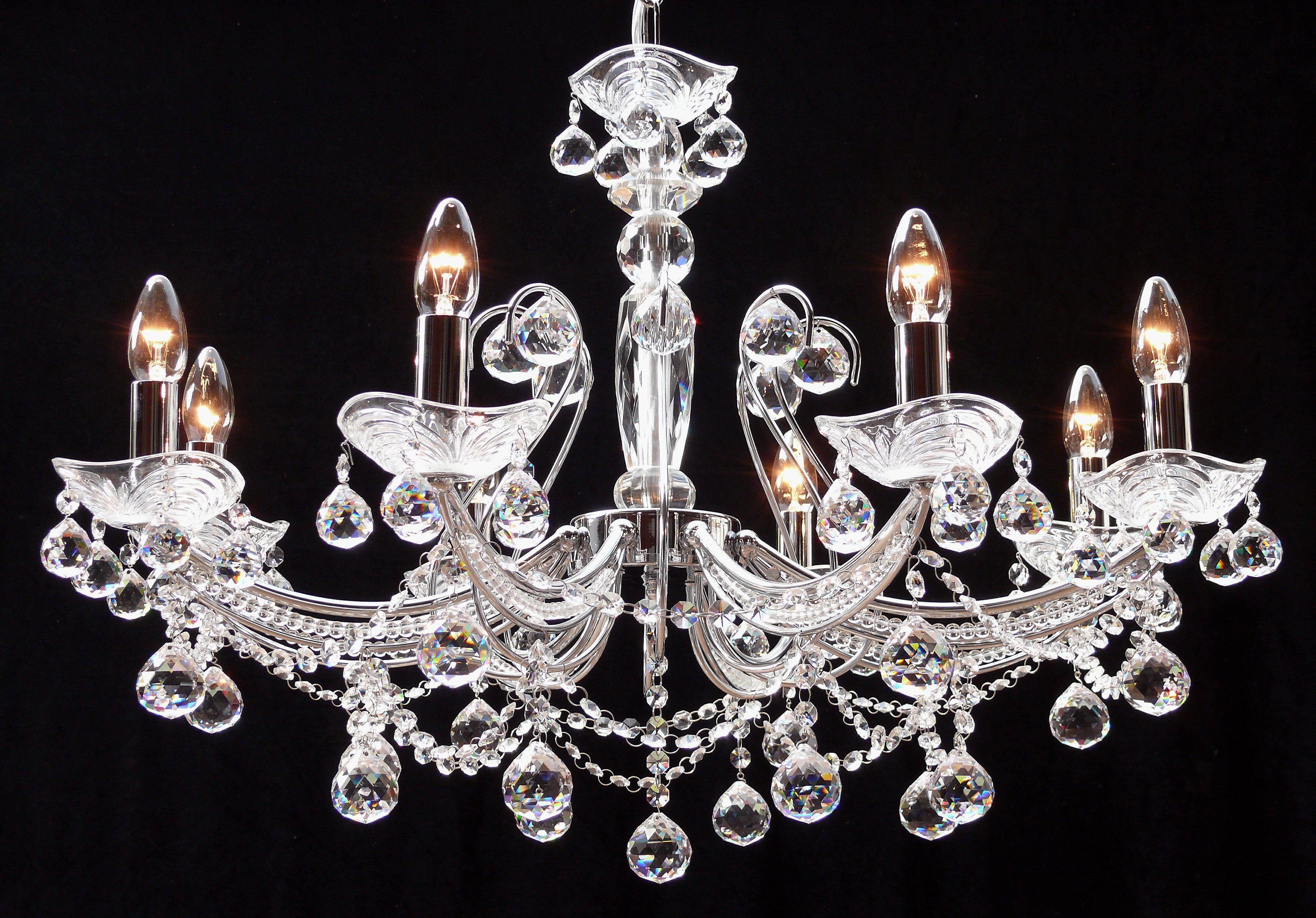 B-1524/8 Concerto 8 Light Multi Arm Light Polished Chrome