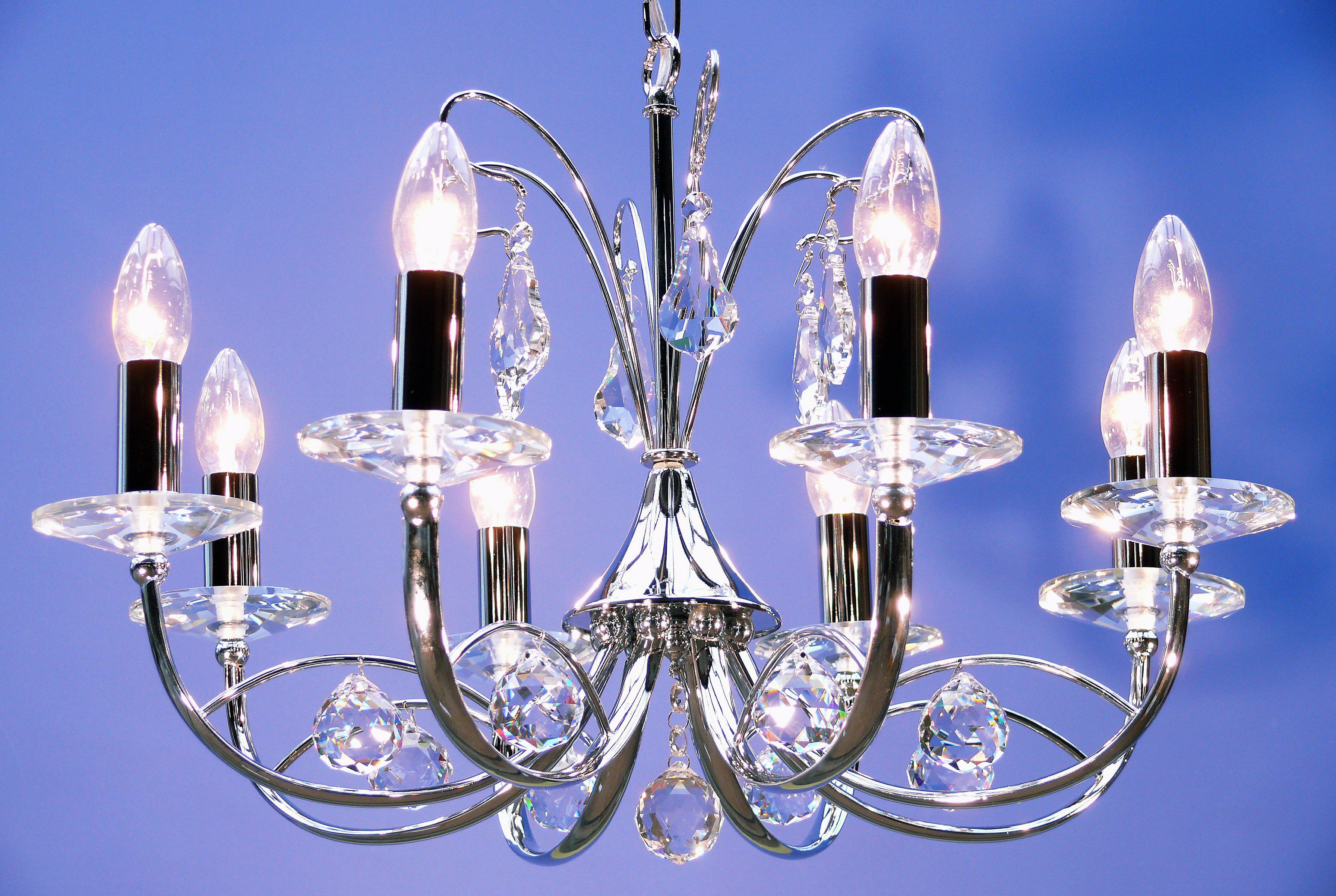 1631/8 Handel Multi Arm Light Polished Chrome